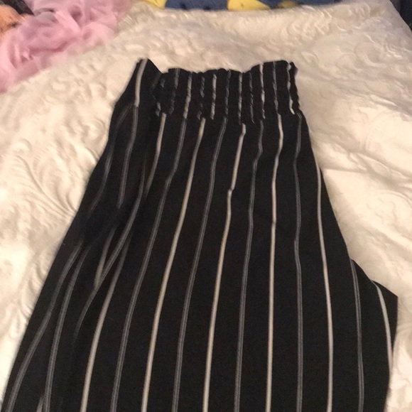 Express palazzos black with cream stripes - Picture 7 of 8